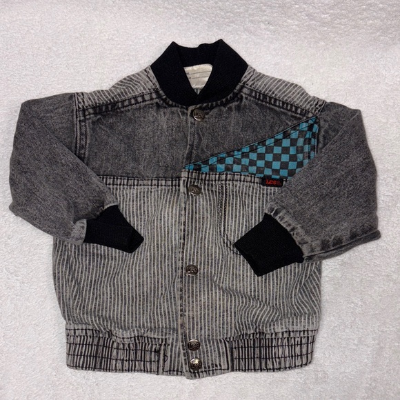 Vintage 80’s lees denim jacket boys size 2t - Picture 1 of 8